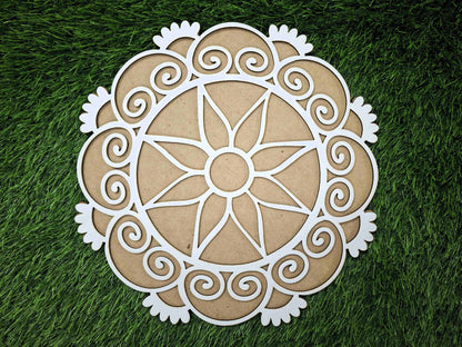 Rangoli Base | Reusable | MDF Base | DIY | PIKU02