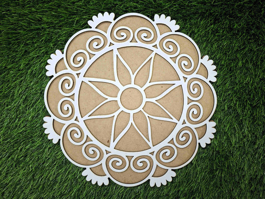 Rangoli Base | Reusable | MDF Base | DIY | PIKU02