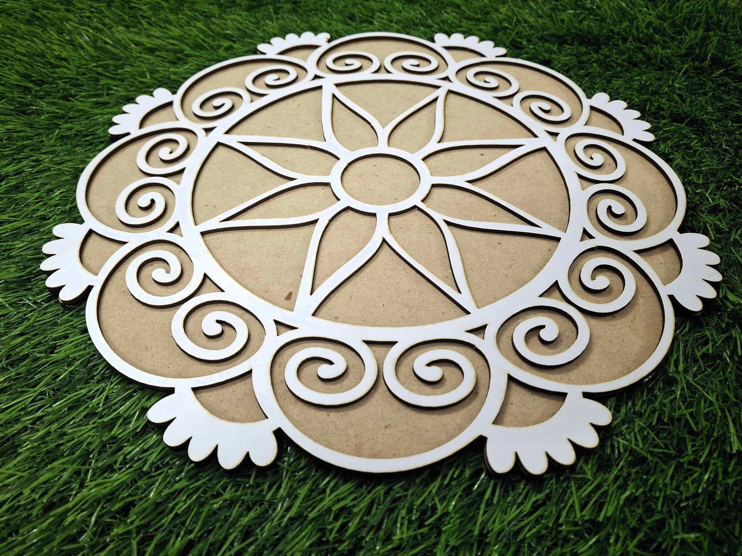 Rangoli Base | Reusable | MDF Base | DIY | PIKU02