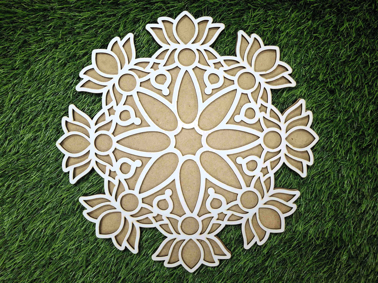 Rangoli Base | Reusable | MDF Base | DIY | PIKU09