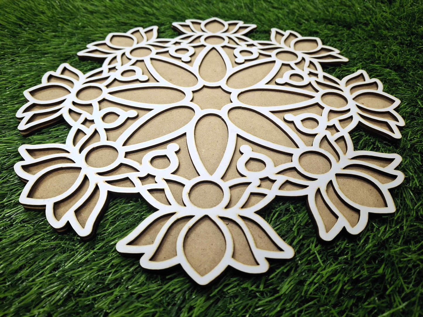 Rangoli Base | Reusable | MDF Base | DIY | PIKU09