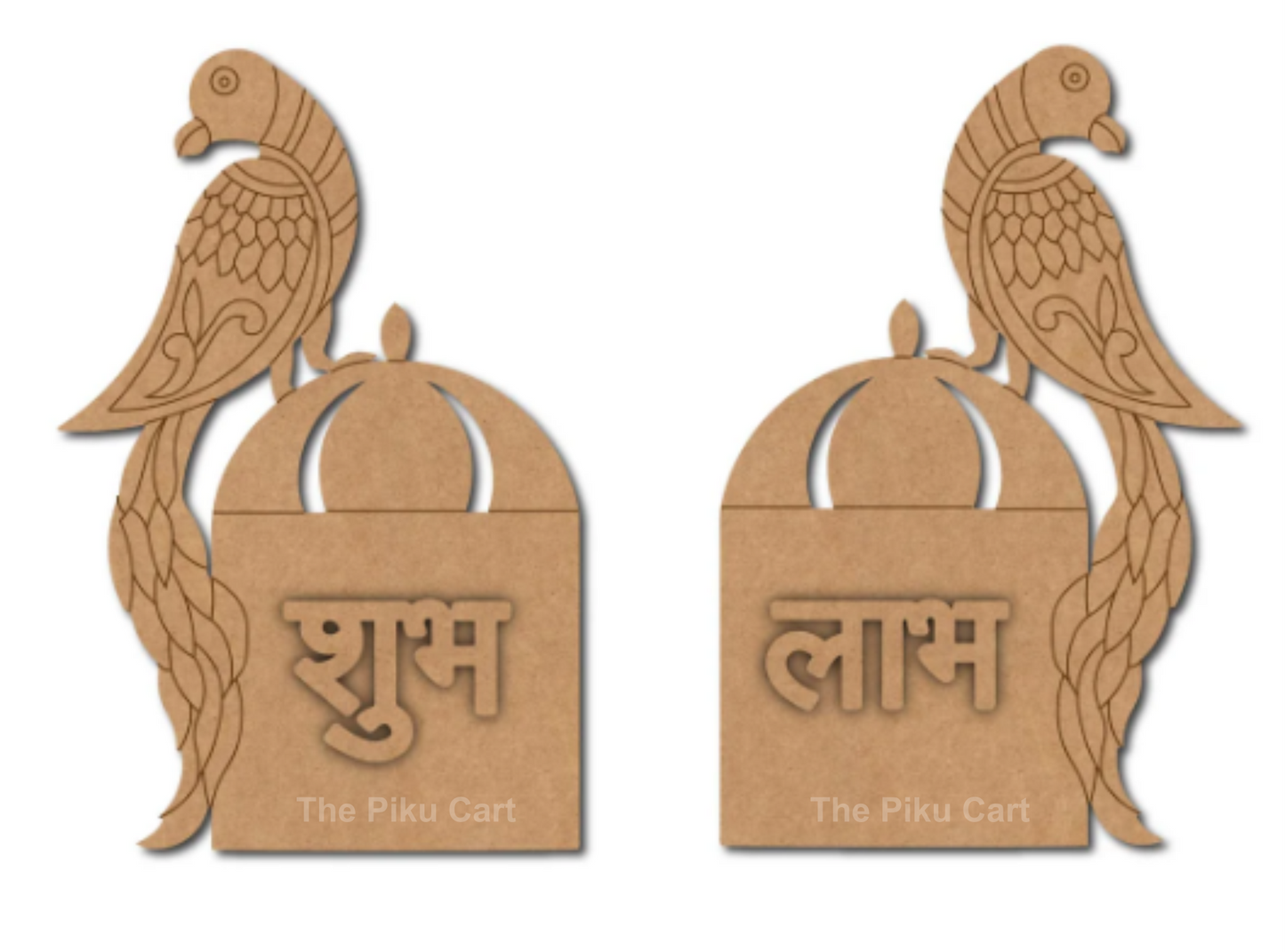 Shubh Labh | MDF Base | Peacock | PIKU02