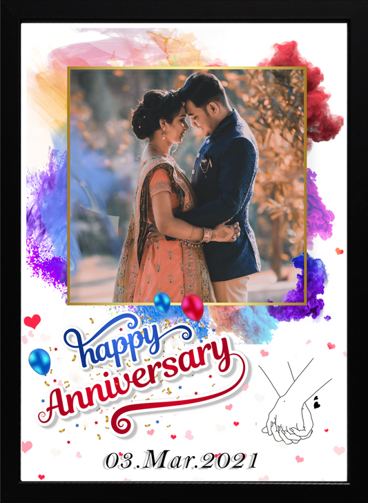 Personalised Anniversary Frame