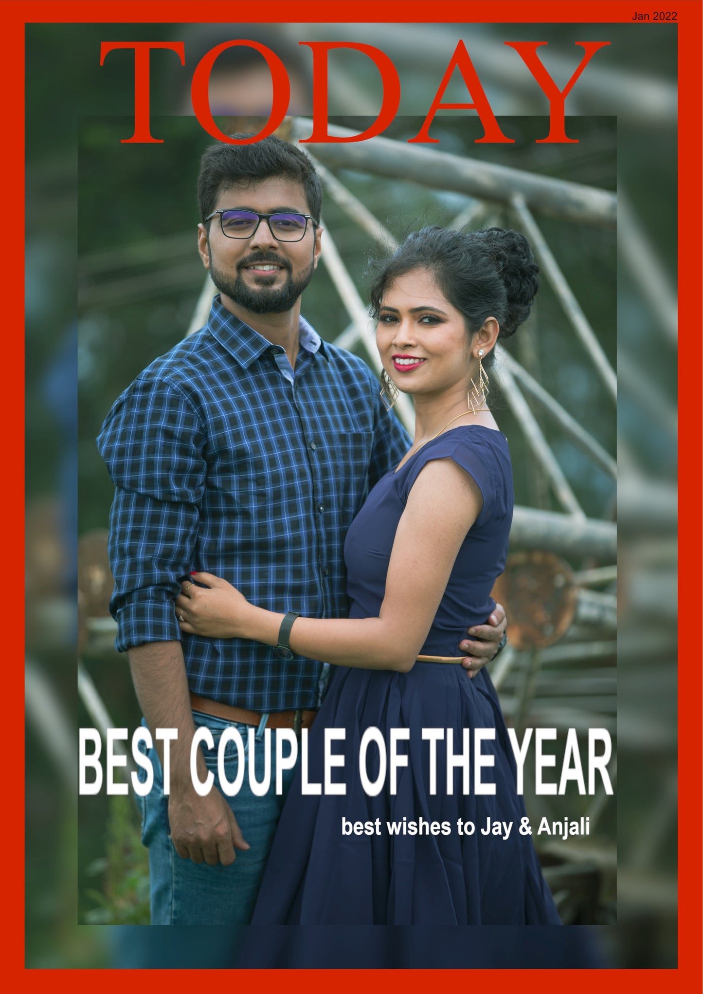 Best Couple Personalised Magazine Cover | PC03