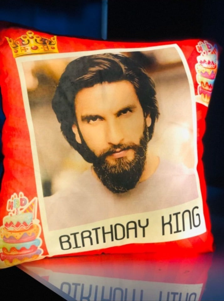 LED Cushion | Happy Birthday King