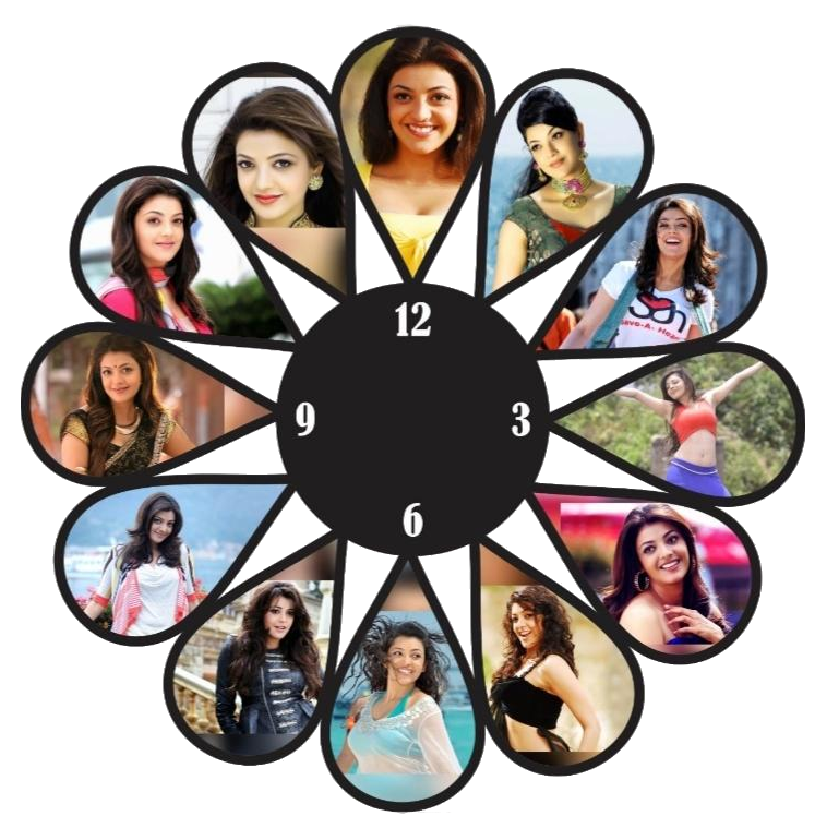 Personalized Wall Clock | Flower Design