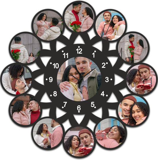 Designer Wall Clock  | 13 Photo Clock | PC 13