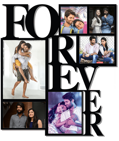 Forever - 6 Pic Personalised Collage Photo Frame